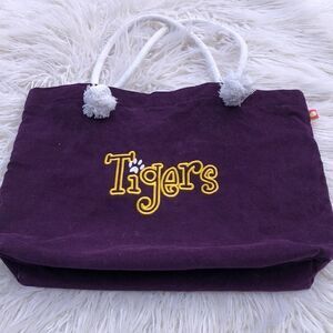 Louisiana state university  TIGERS corduroy bag